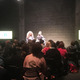 At the Young Vic Theater with Melanie Eusebe.